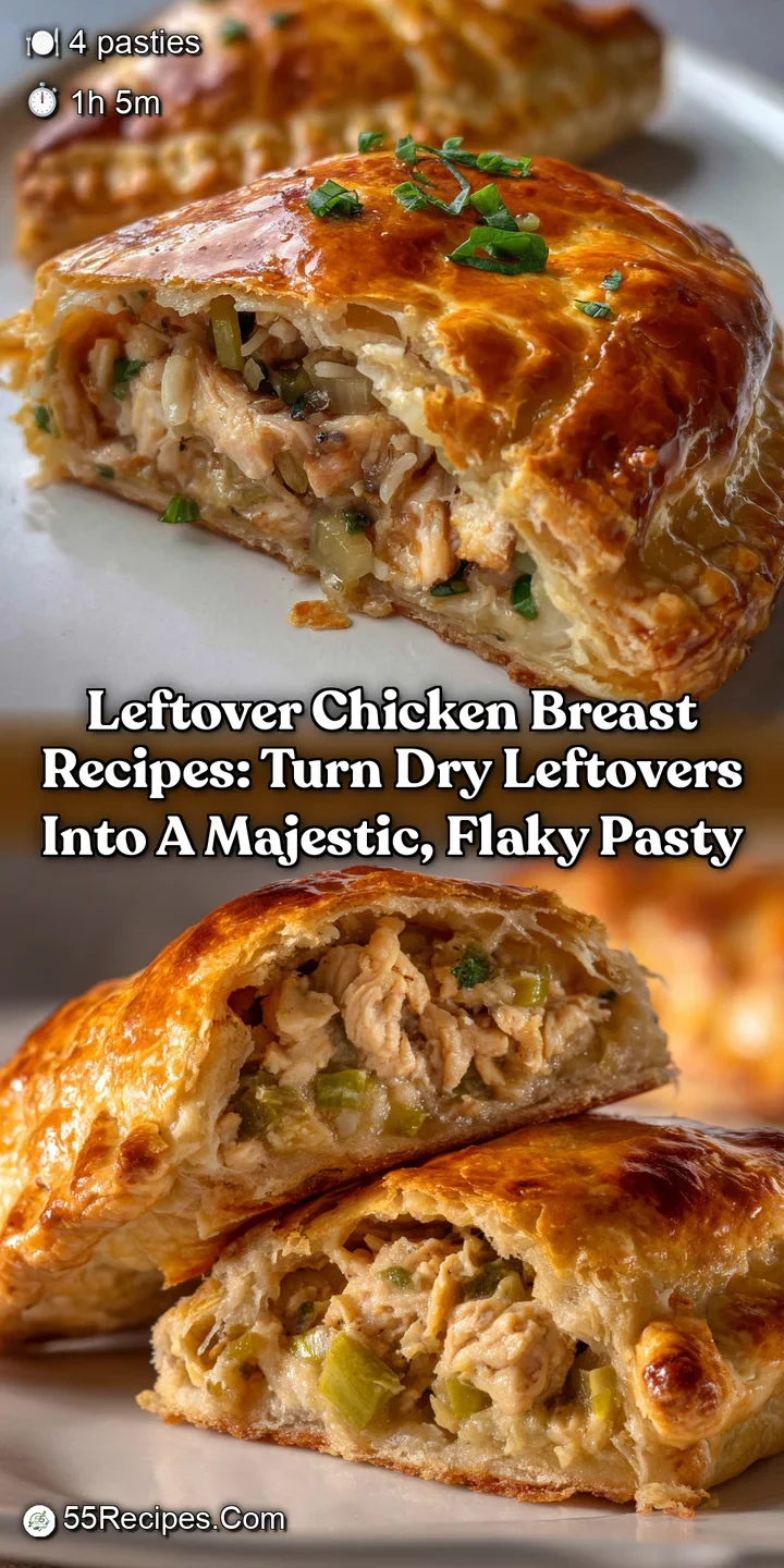 Leftover Chicken Breast Recipes: Turn Dry Leftovers into a Majestic Flaky Pasty