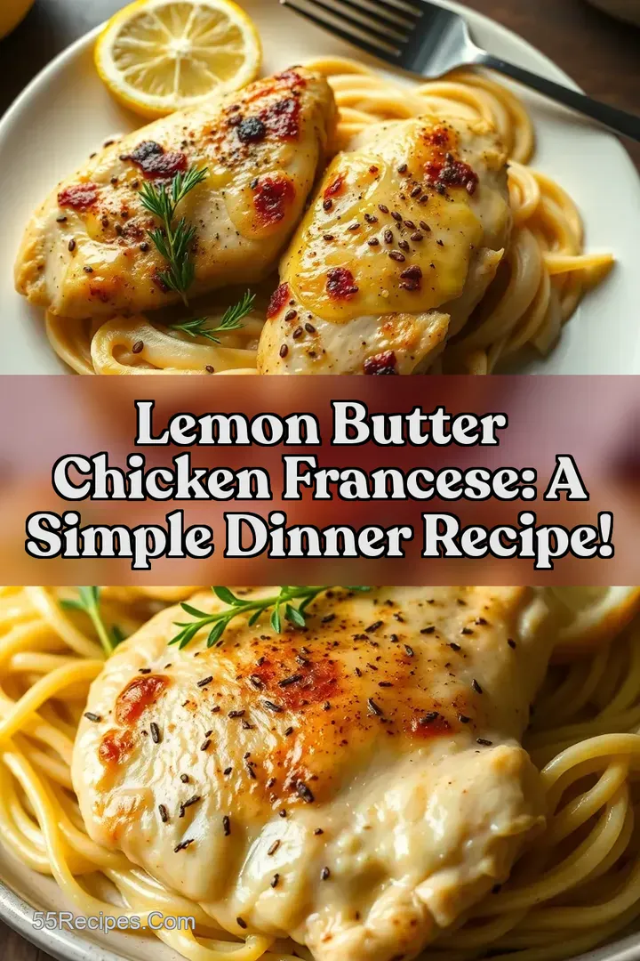Lemon Butter Chicken Francese: A Simple Dinner Recipe!