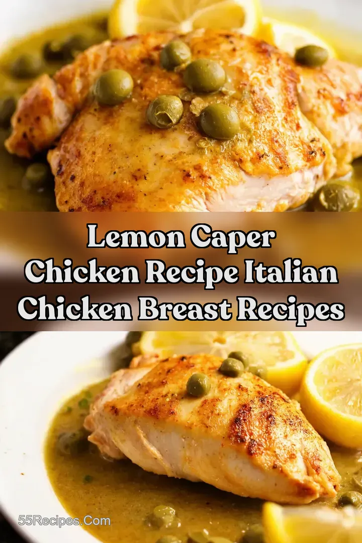 Lemon Caper Chicken Recipe Italian Chicken Breast Recipes