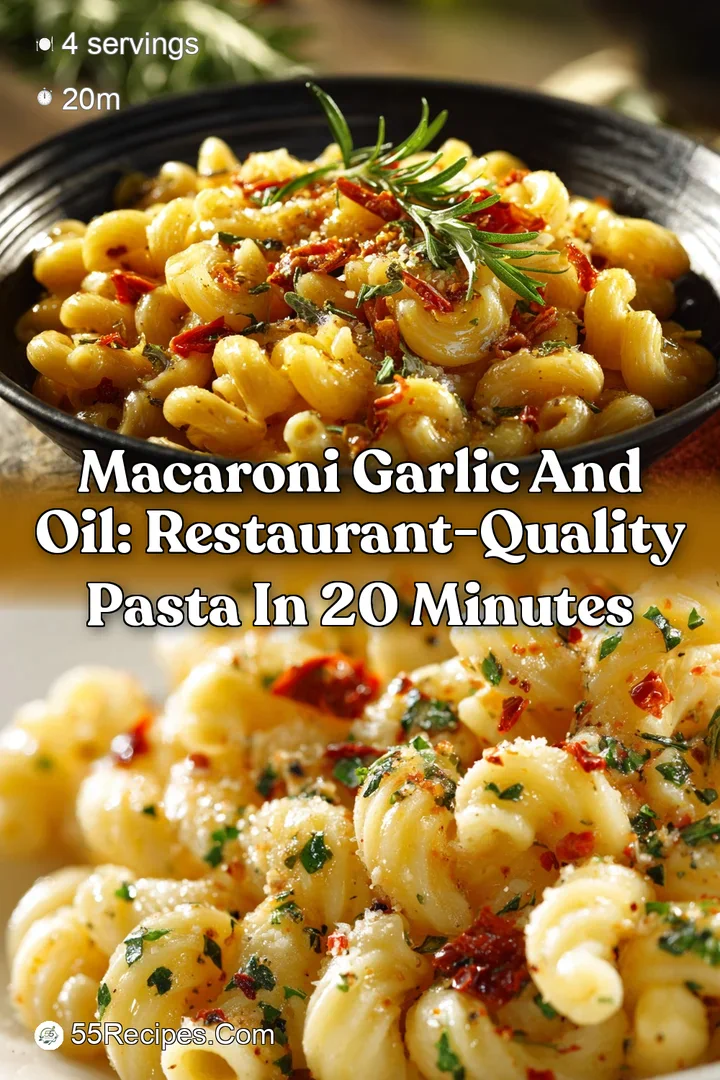 Macaroni Garlic and Oil: Restaurant-Quality Pasta in 20 Minutes