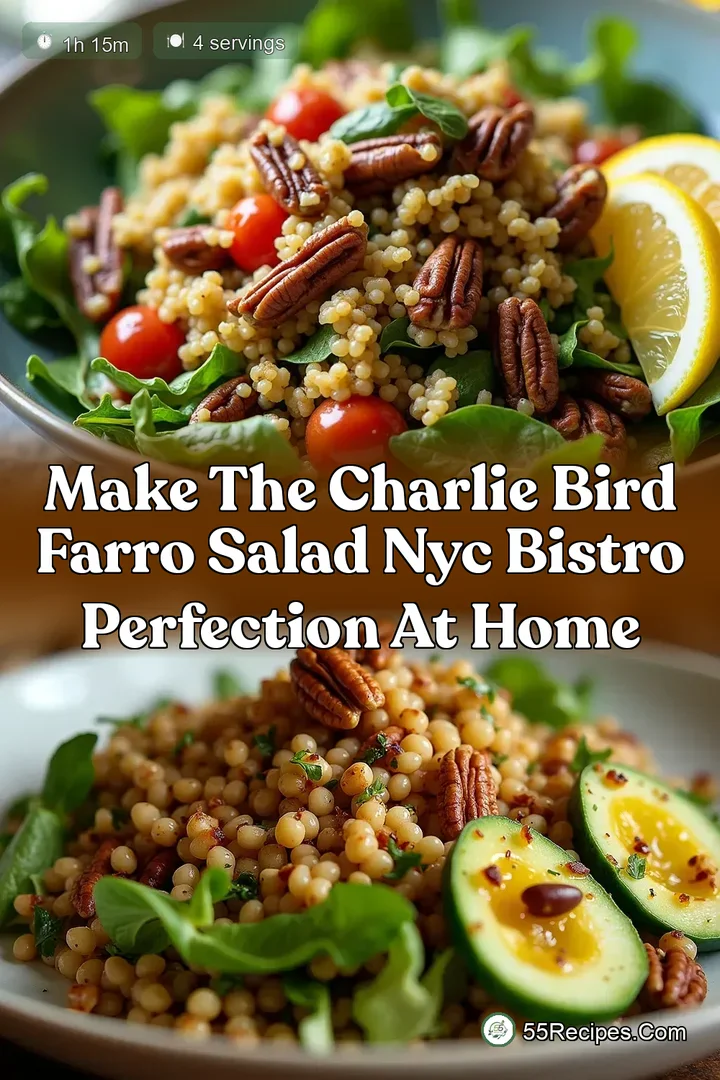 Make The Charlie Bird Farro Salad NYC Bistro Perfection at Home