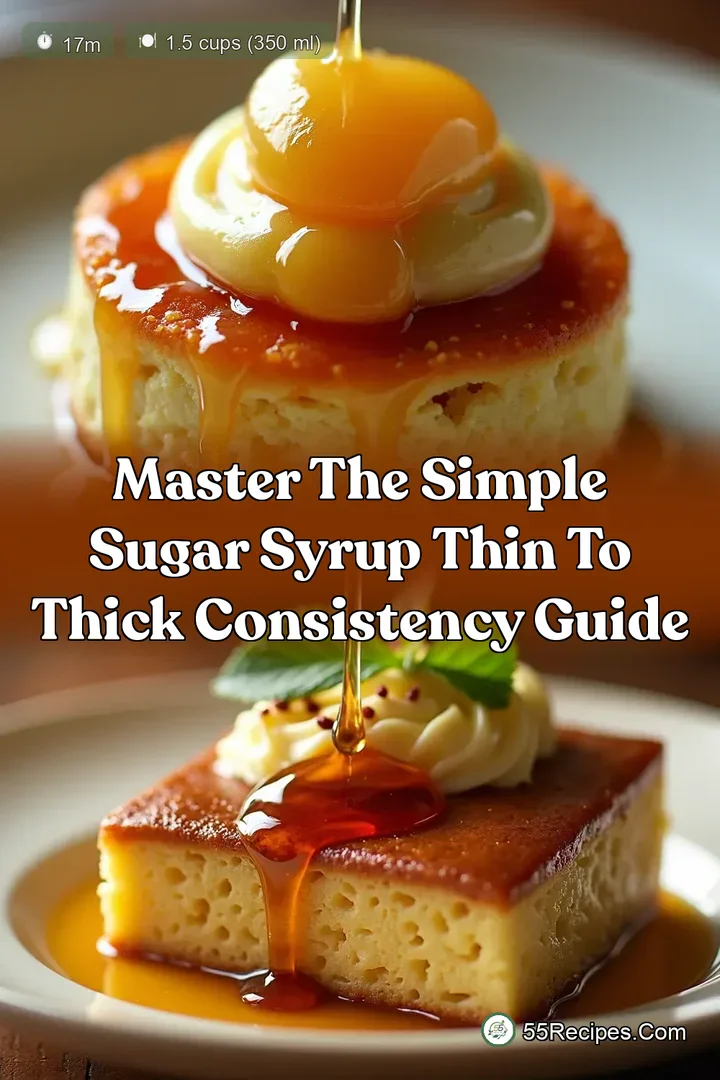 Master the Simple Sugar Syrup Thin to Thick Consistency Guide