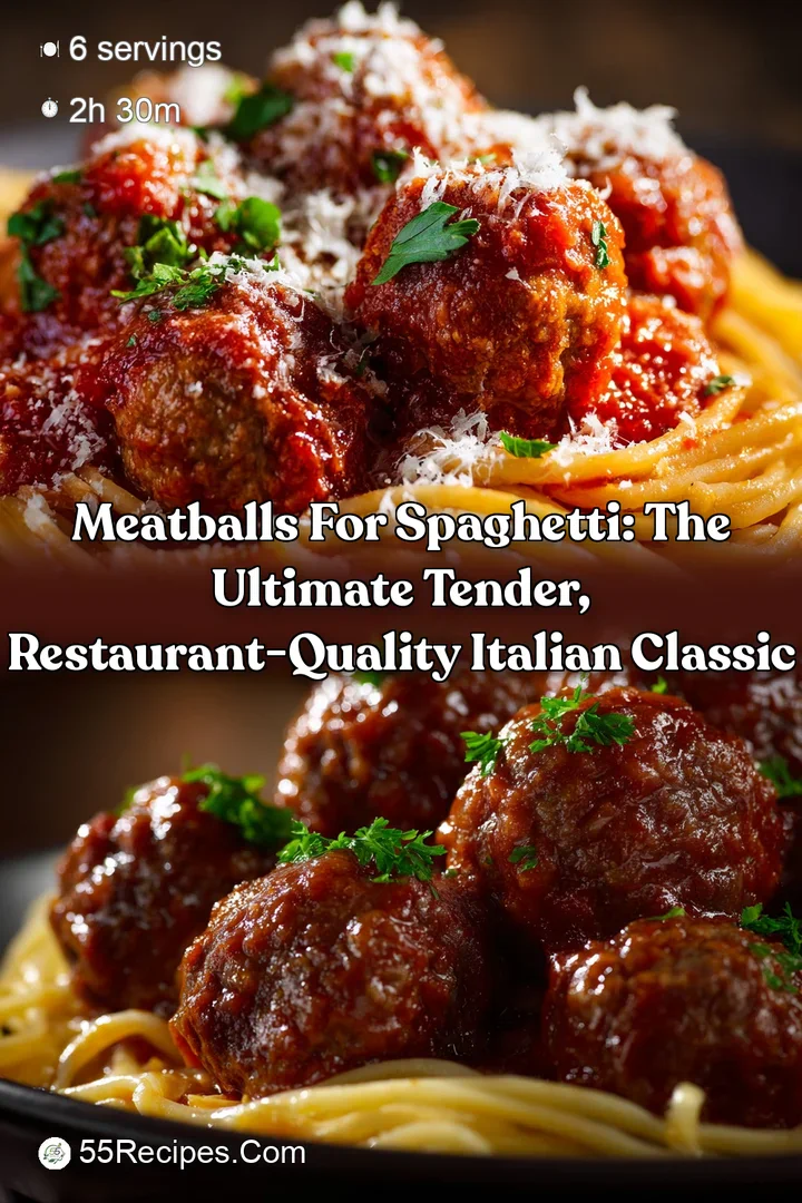 Meatballs for Spaghetti: The Ultimate Tender Restaurant-Quality Italian Classic