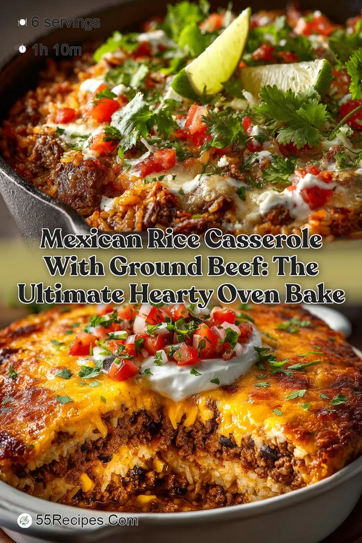 Mexican Rice Casserole with Ground Beef: The Ultimate Hearty Oven Bake