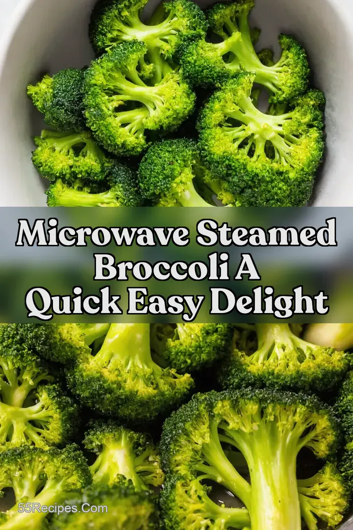 Microwave Steamed Broccoli A Quick Easy Delight