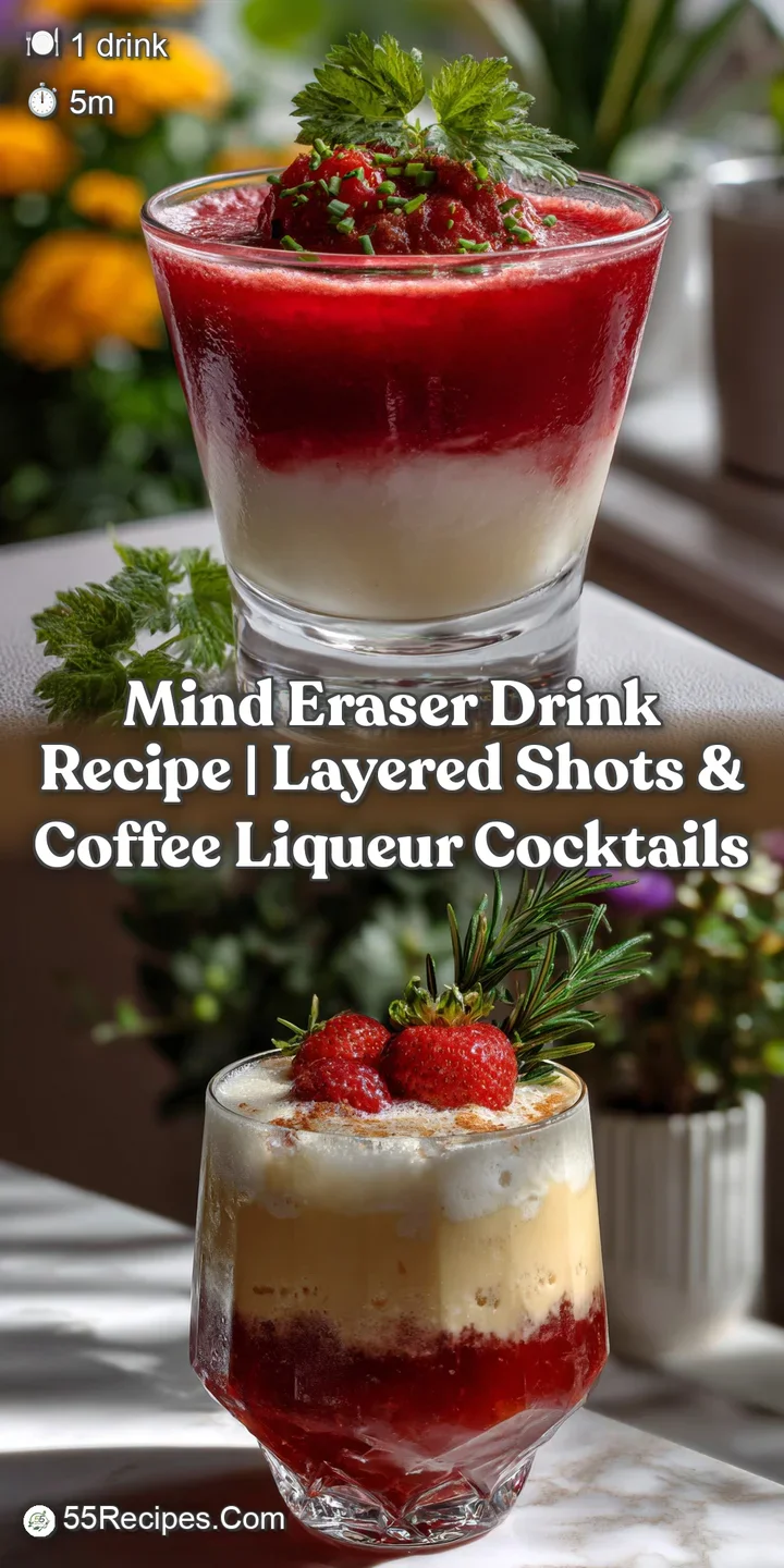 Mind Eraser Drink Recipe | Layered Shots & Coffee Liqueur Cocktails