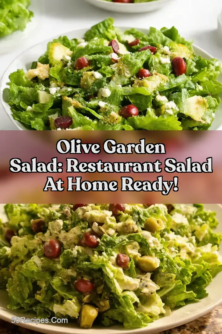 Olive Garden Salad: Restaurant Salad At Home Ready! : PIN FOR LATER Olive Garden Salad: Restaurant Salad At Home Ready!