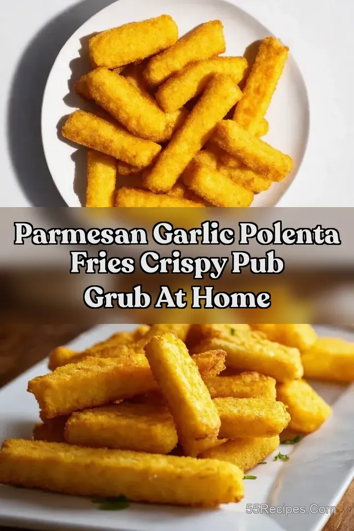 Parmesan Garlic Polenta Fries Crispy Pub Grub at Home
