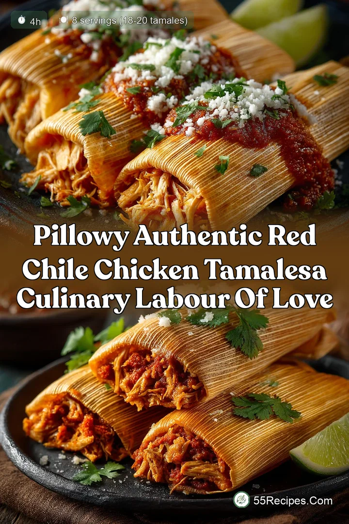 Pillowy Authentic Red Chile Chicken TamalesA Culinary Labour of Love