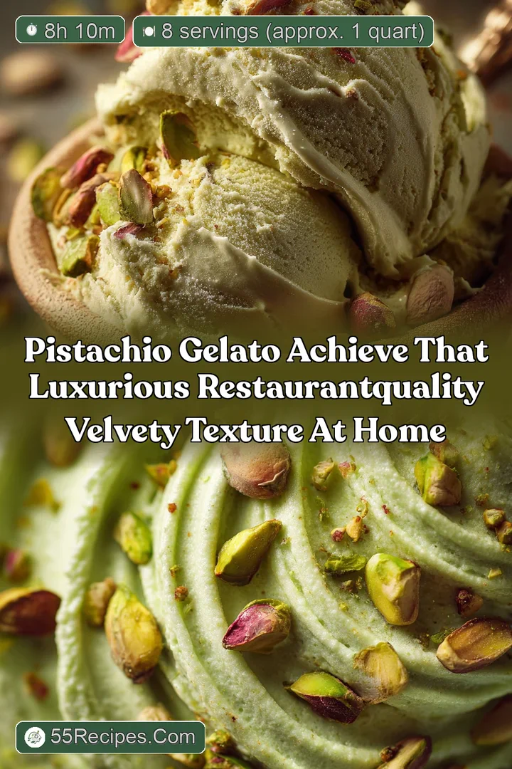 Pistachio Gelato Achieve That Luxurious RestaurantQuality Velvety Texture at Home