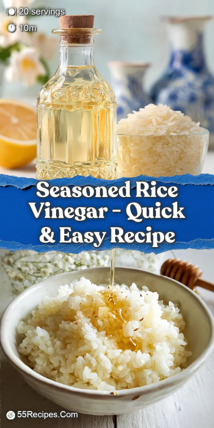 Close-up of seasoned rice vinegar in a glass bowl, the light catching the clear liquid, promising tangy and sweet flavor.