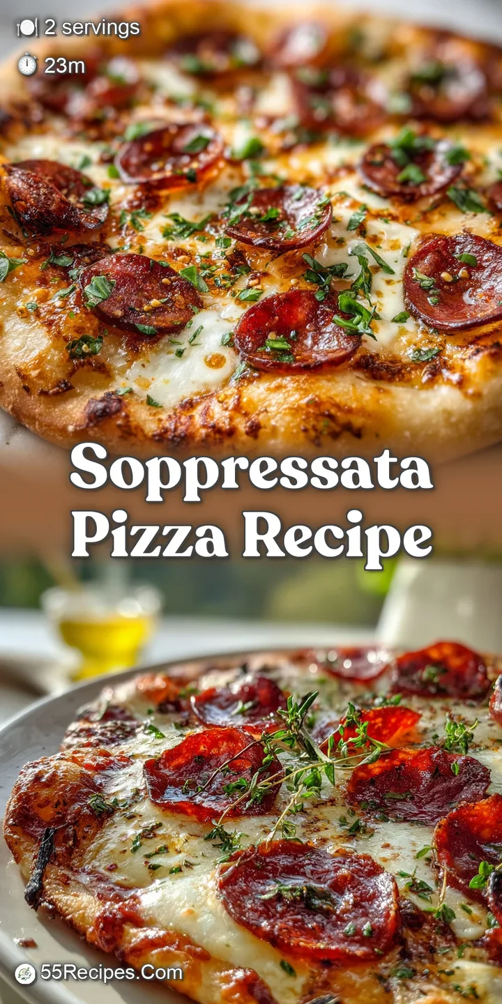 Close-up of bubbling cheese and spicy soppressata atop a pizza, promising a flavorful and texturally satisfying bite.