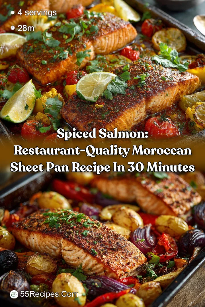 Spiced Salmon: Restaurant-Quality Moroccan Sheet Pan Recipe in 30 Minutes