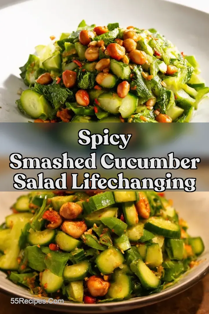 Spicy Smashed Cucumber Salad LifeChanging