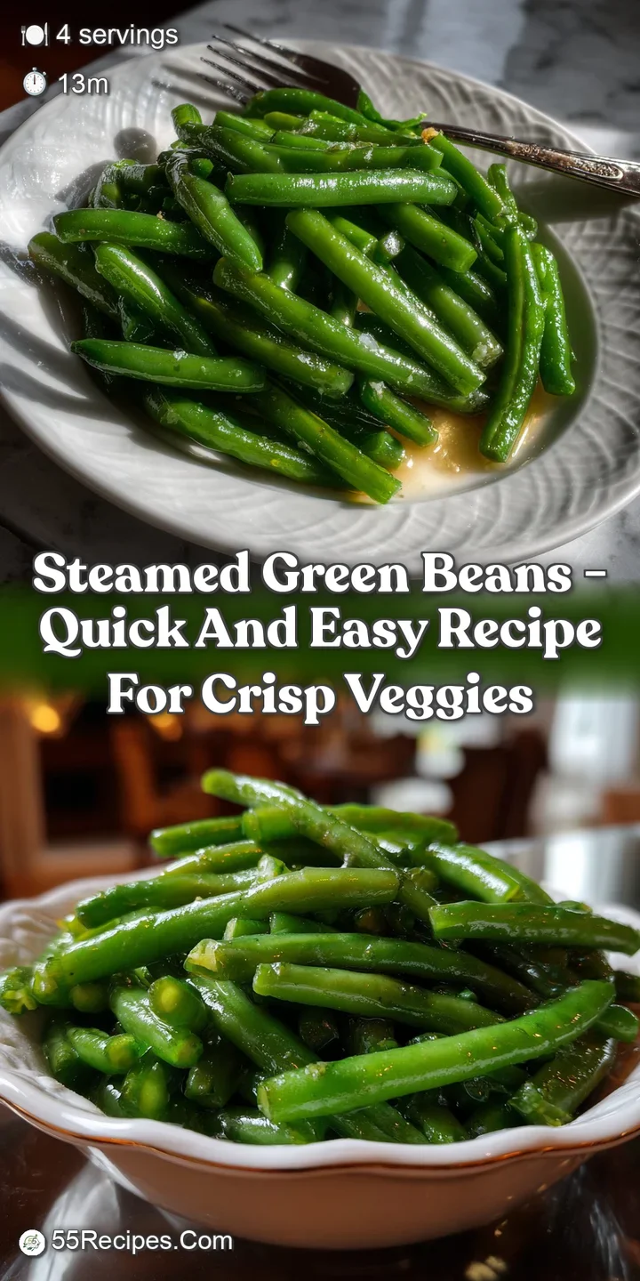 Steamed Green Beans - Quick and Easy Recipe for Crisp Veggies