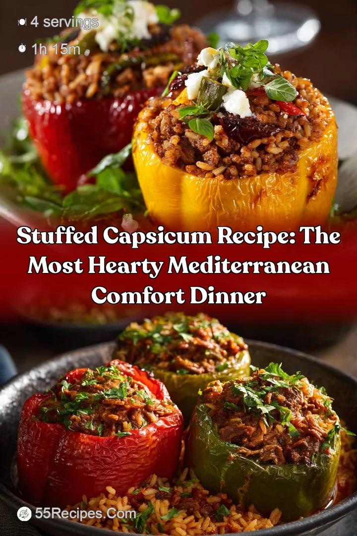 Stuffed Capsicum Recipe: The Most Hearty Mediterranean Comfort Dinner