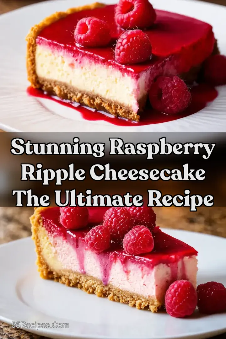 Stunning Raspberry Ripple Cheesecake The Ultimate Recipe