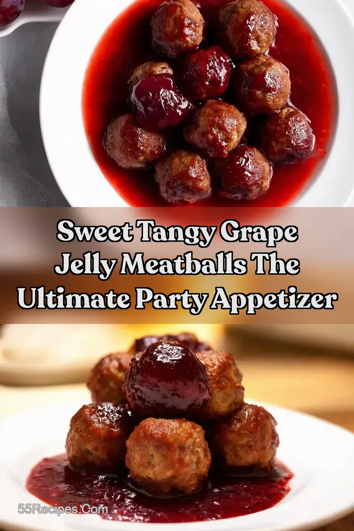 Sweet Tangy Grape Jelly Meatballs The Ultimate Party Appetizer