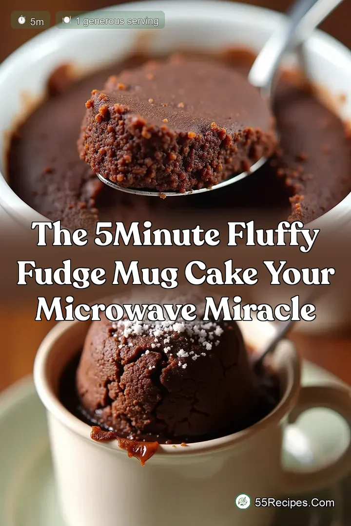 The 5Minute Fluffy Fudge Mug Cake Your Microwave Miracle