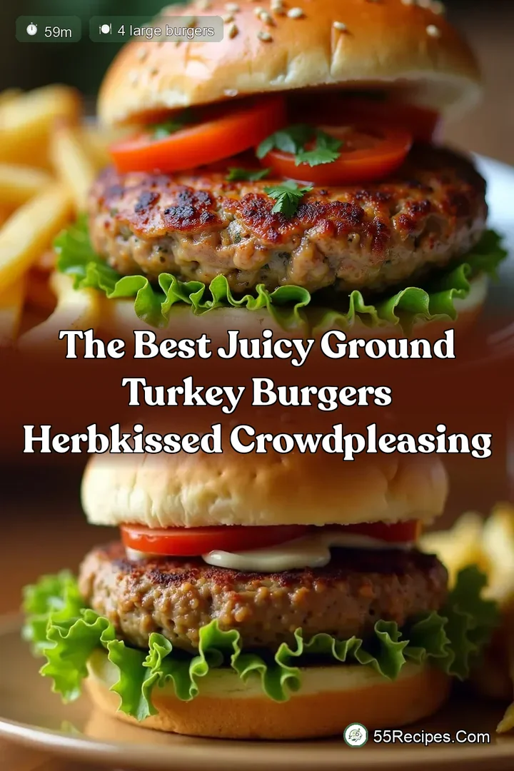 The Best Juicy Ground Turkey Burgers HerbKissed CrowdPleasing