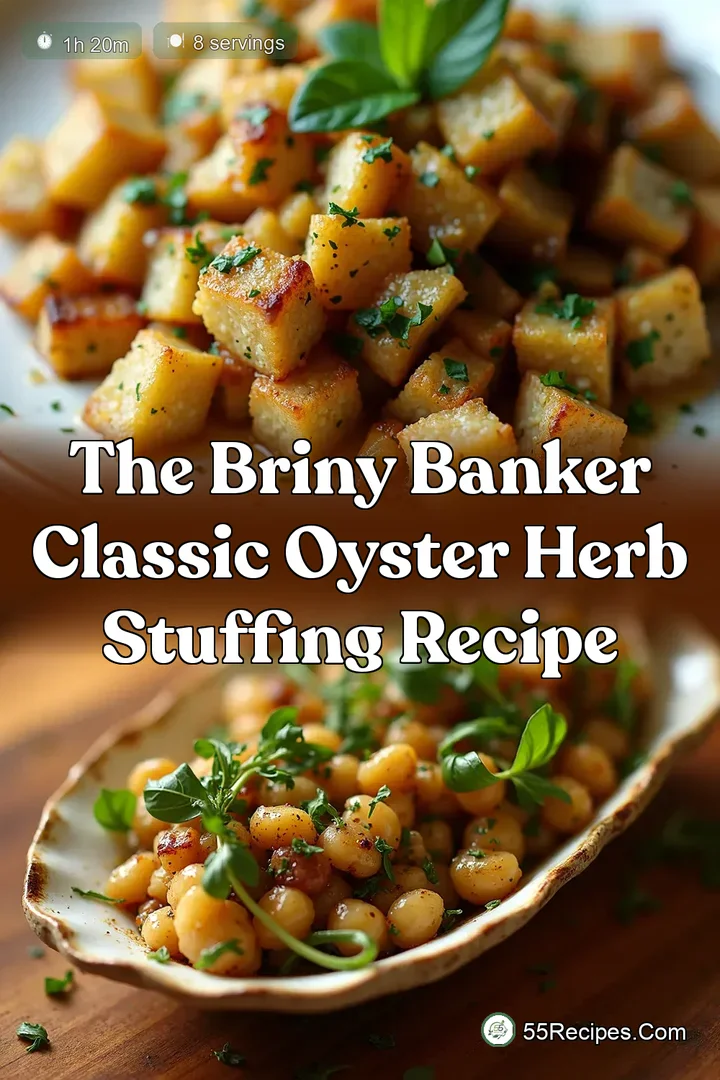 The Briny Banker Classic Oyster Herb Stuffing Recipe
