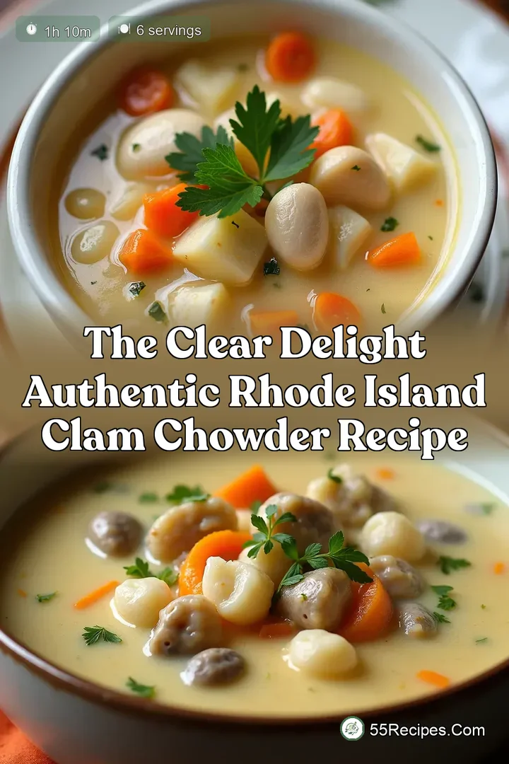 The Clear Delight Authentic Rhode Island Clam Chowder Recipe