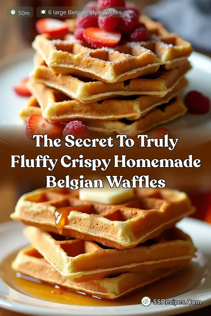 The Secret to Truly Fluffy Crispy Homemade Belgian Waffles