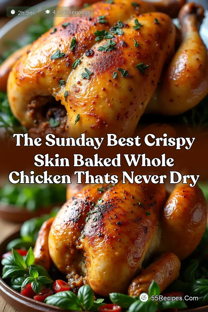 The Sunday Best Crispy Skin Baked Whole Chicken Thats Never Dry