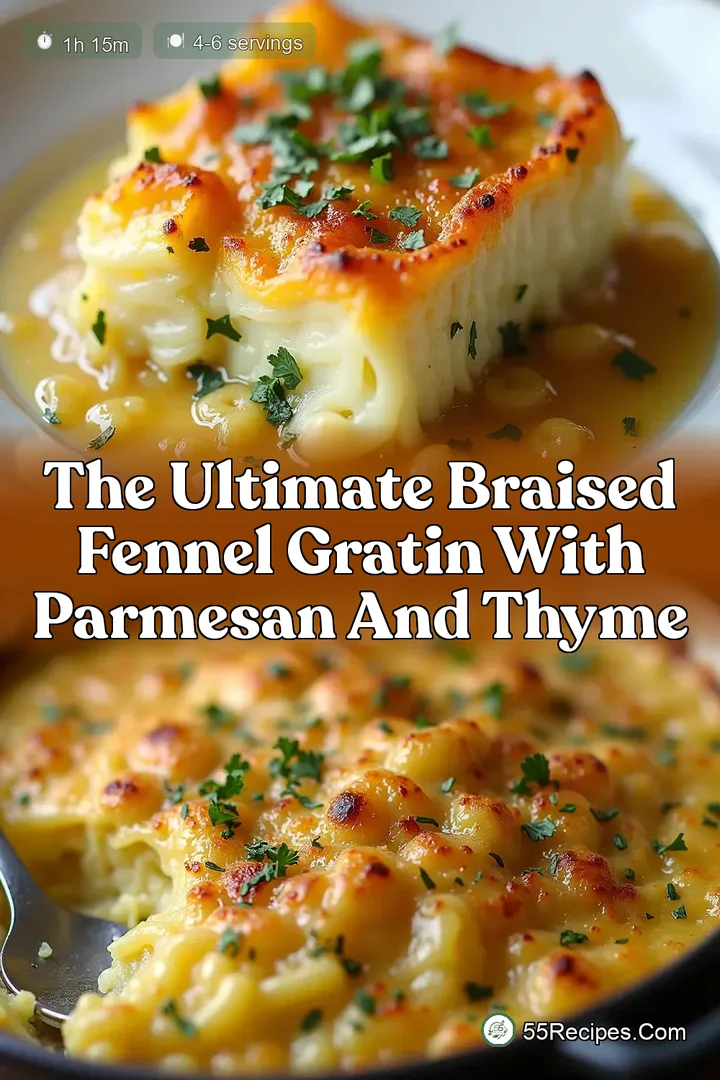 The Ultimate Braised Fennel Gratin with Parmesan and Thyme