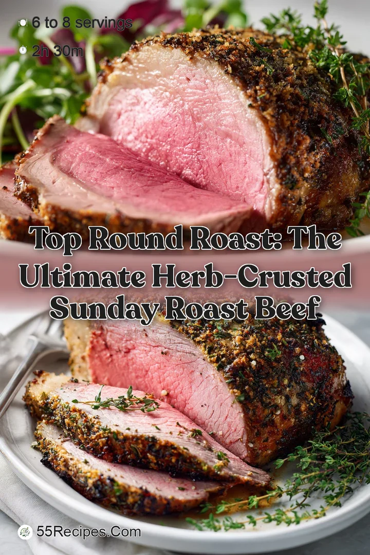 Top Round Roast: The Ultimate Herb-Crusted Sunday Roast Beef