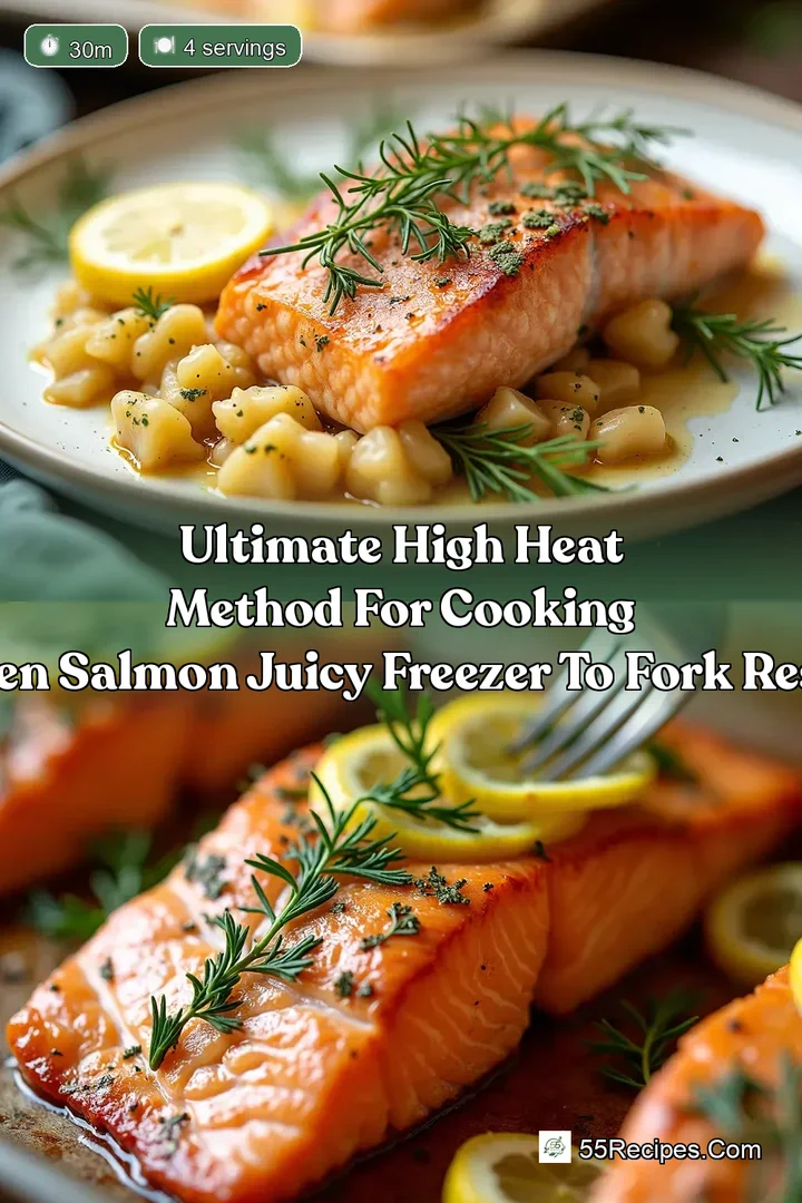 Ultimate High Heat Method for Cooking Frozen Salmon Juicy Freezer to Fork Results