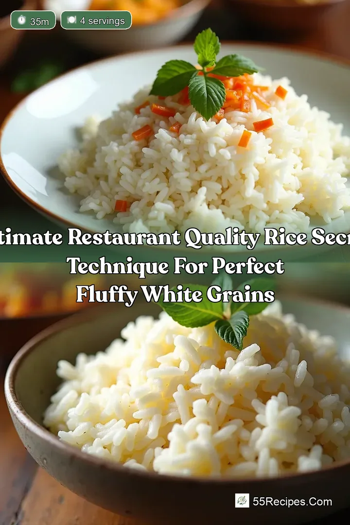 Ultimate Restaurant Quality Rice Secret Technique for Perfect Fluffy White Grains