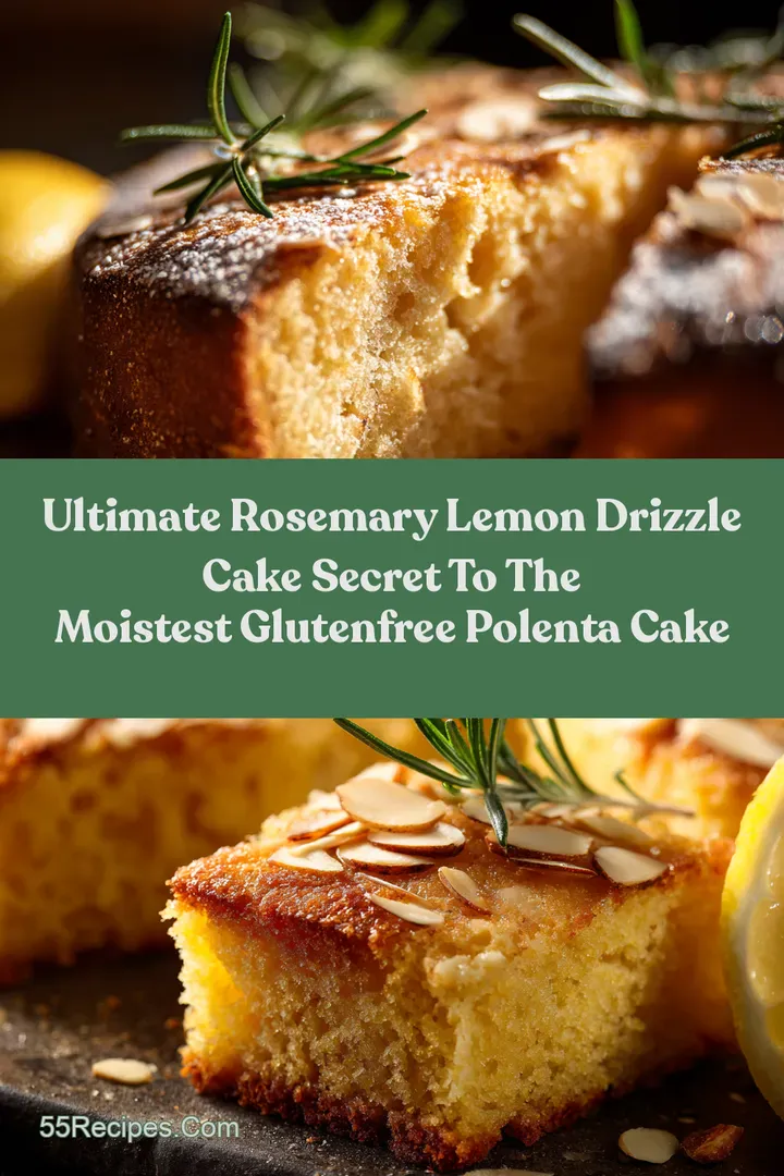 Ultimate Rosemary Lemon Drizzle Cake Secret to the Moistest GlutenFree Polenta Cake