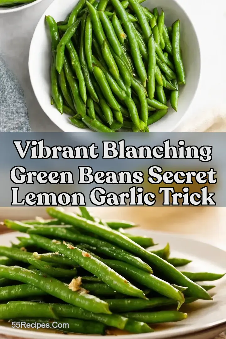 Vibrant Blanching Green Beans Secret Lemon Garlic Trick