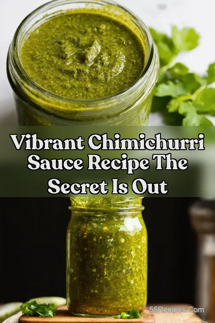 Vibrant Chimichurri Sauce Recipe The Secret is Out