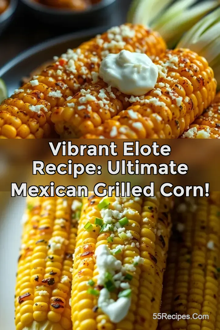 Vibrant Elote Recipe: Ultimate Mexican Grilled Corn!
