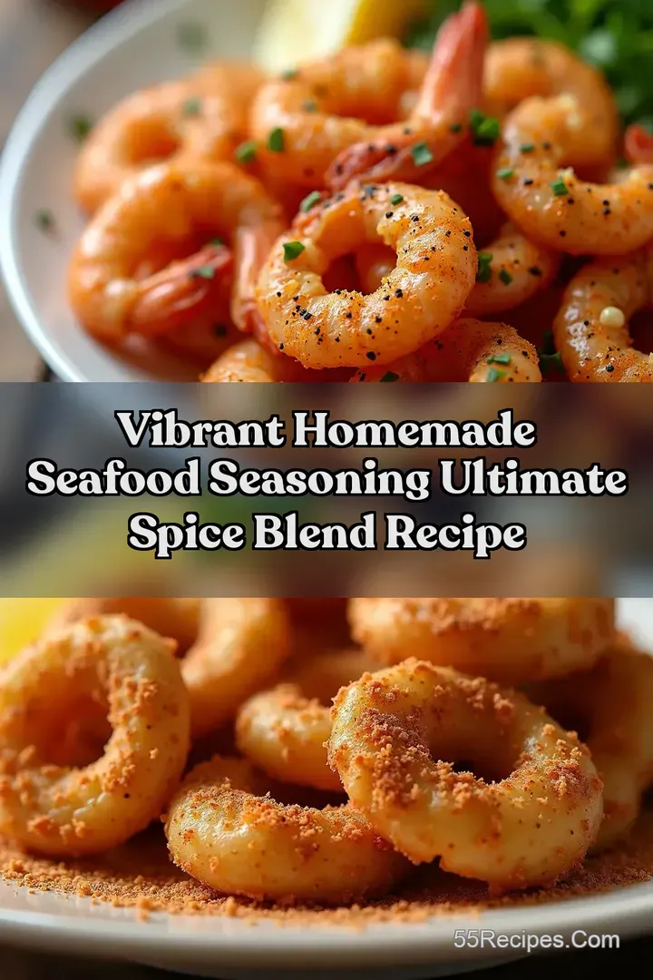 Vibrant Homemade Seafood Seasoning Ultimate Spice Blend Recipe
