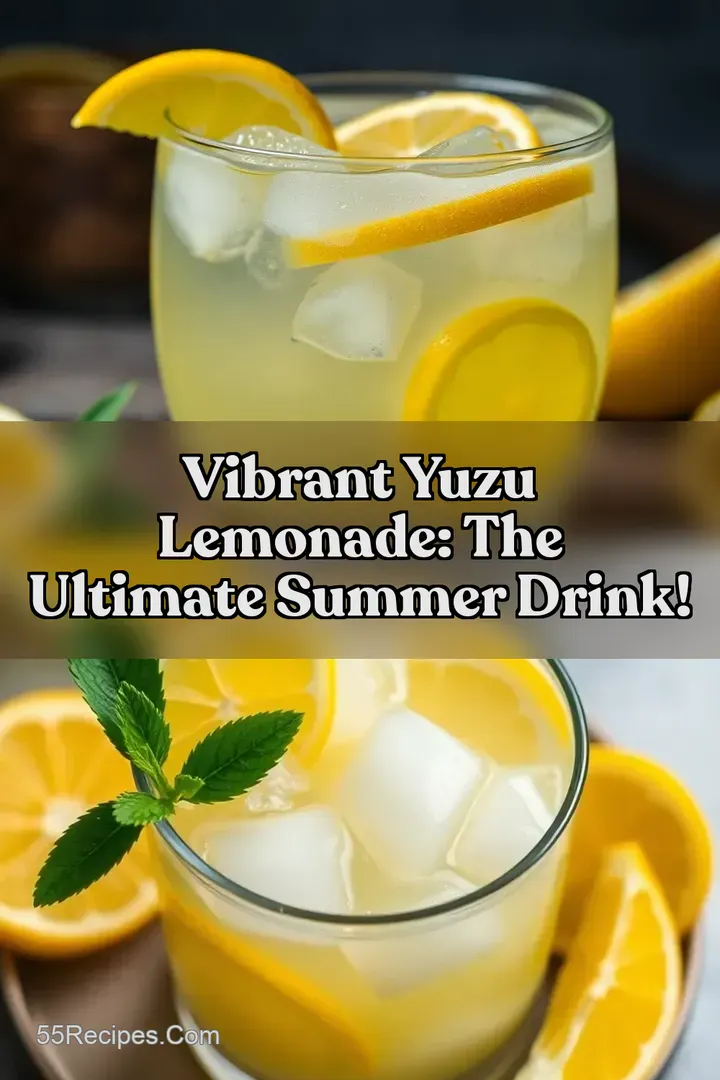 Vibrant Yuzu Lemonade: The Ultimate Summer Drink!