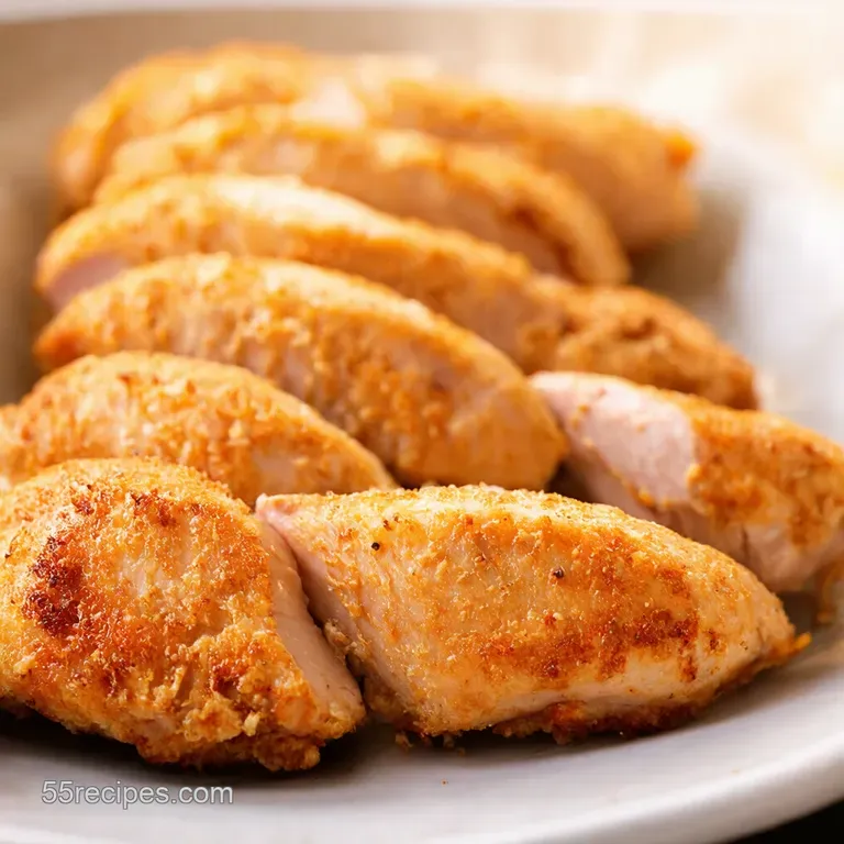 Air Fryer Frozen Chicken Breast from Ice Block to Dinner Rock presentation