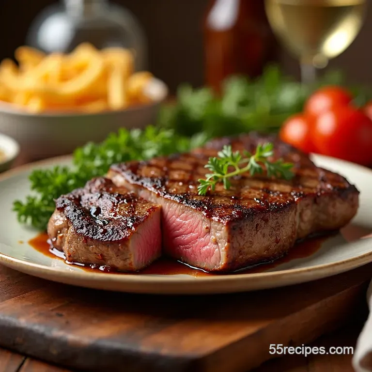 Air Fryer Ribeye Restaurantquality Steak in Minutes presentation