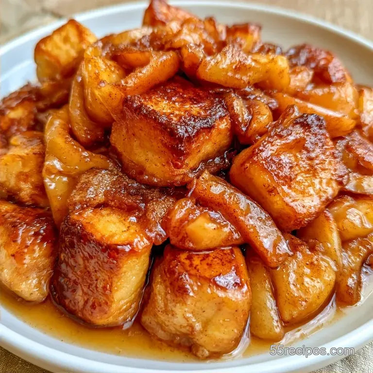 Old Fashioned Apple Cinnamon Bread Pudding