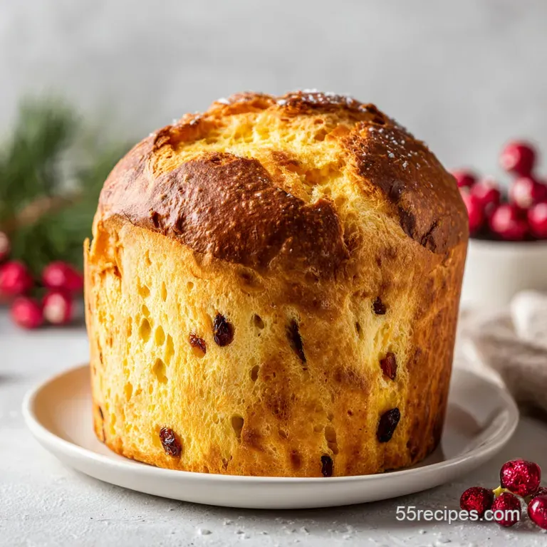 Authentic Panettone: Traditional Italian Christmas Cake