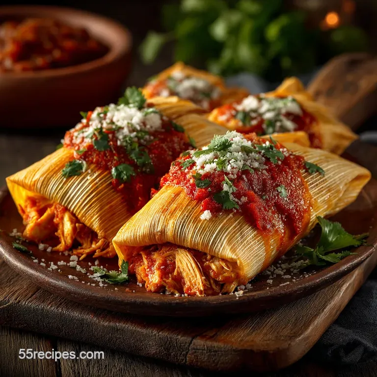 The Ultimate Red Chile Chicken Tamales Pillowy Perfection