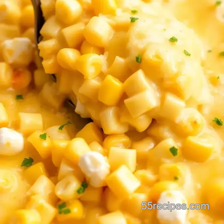 Bake Cheesy Corn Delight presentation
