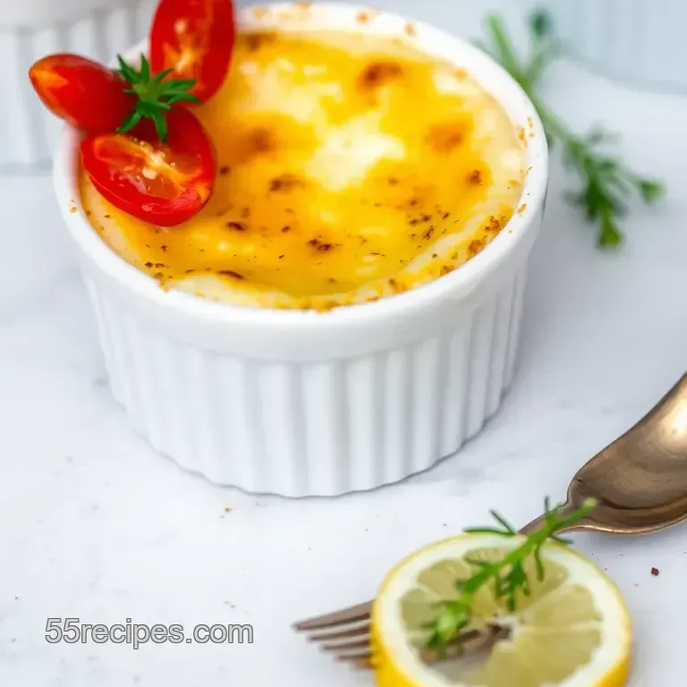Bake Crab Brûlée - Luxurious Seafood Delight presentation