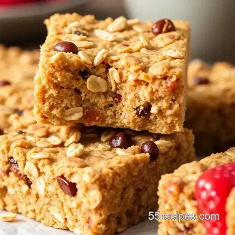 Quick and Healthy Whole Wheat Oat Bars presentation