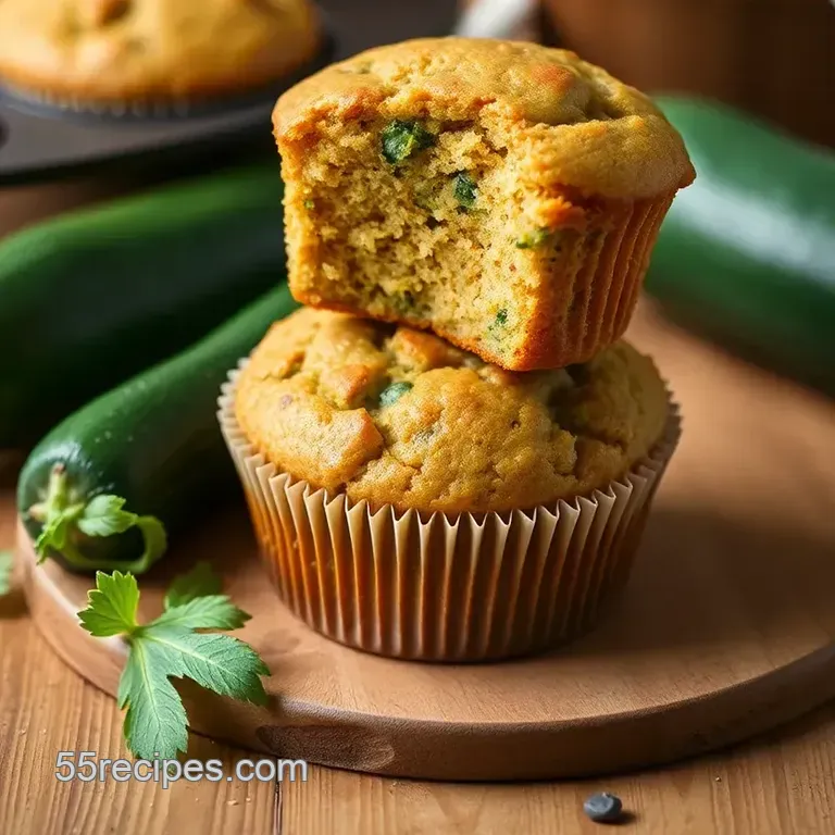 Deliciously Healthy Zucchini Muffins - Easy to Bake! presentation
