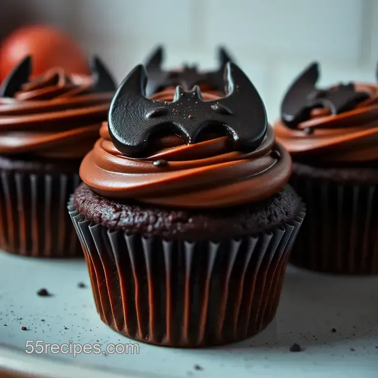 Bat-Signal Delight: Batman Cupcakes presentation