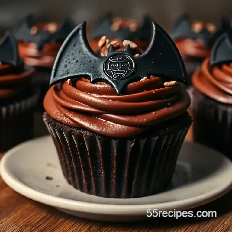 Bat-Signal Delight: Batman Cupcakes