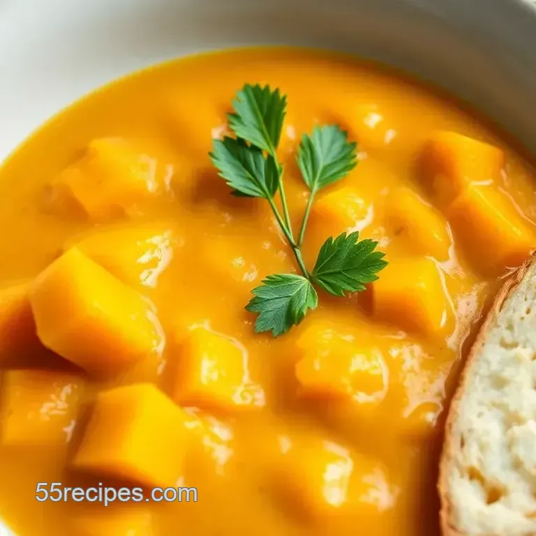 Blissful Butternut Squash Comforting Soup
